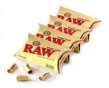 4x RAW PRE-ROLLED WIDE TIPS Filter Tips  4 Packs *Great Price* *USA Shipped!*