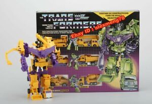 Transformers G1 Yellow Devastator reissue brand new action figure Gift | eBay