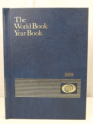 World Book Encyclopedia YEARBOOK 1993 (1992 Events Recap) - EXCELLENT CONDITION