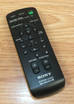 Genuine Sony (RM-AMU009) System Audio Remote Control With Battery Cover ...