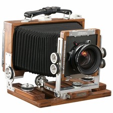 PTB617 ShenHao 6x17 Folding Panorama Film Camera Black Walnut Wood with Bellow