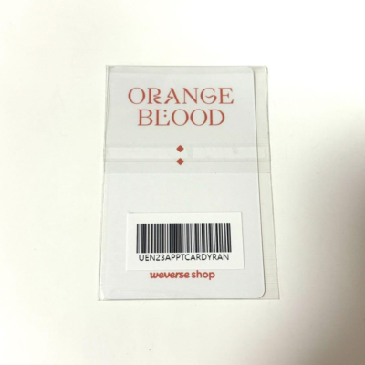 ENHYPEN JUNGWON ORANGE BLOOD WEVERSE GLOBAL YOUTUBE Gift Selfie