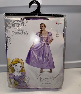 Women's Rapunzel Deluxe Adult Costume Disney Princess Halloween small