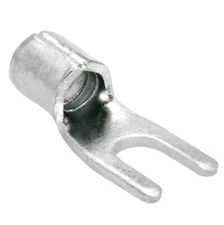 50 Spade Fork Terminal Connector Non-Insulated Uninsulated 12-10 GA AWG Gauge #6