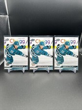 2023-24 Upper Deck Series 2 #392 Fabian Zetterlund Lot Of 3 Sharks Hockey Cards