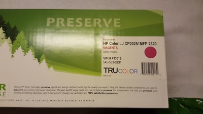 New toner for HP Color LJ LaserJet CP2025  CM2320 mfp  Magenta