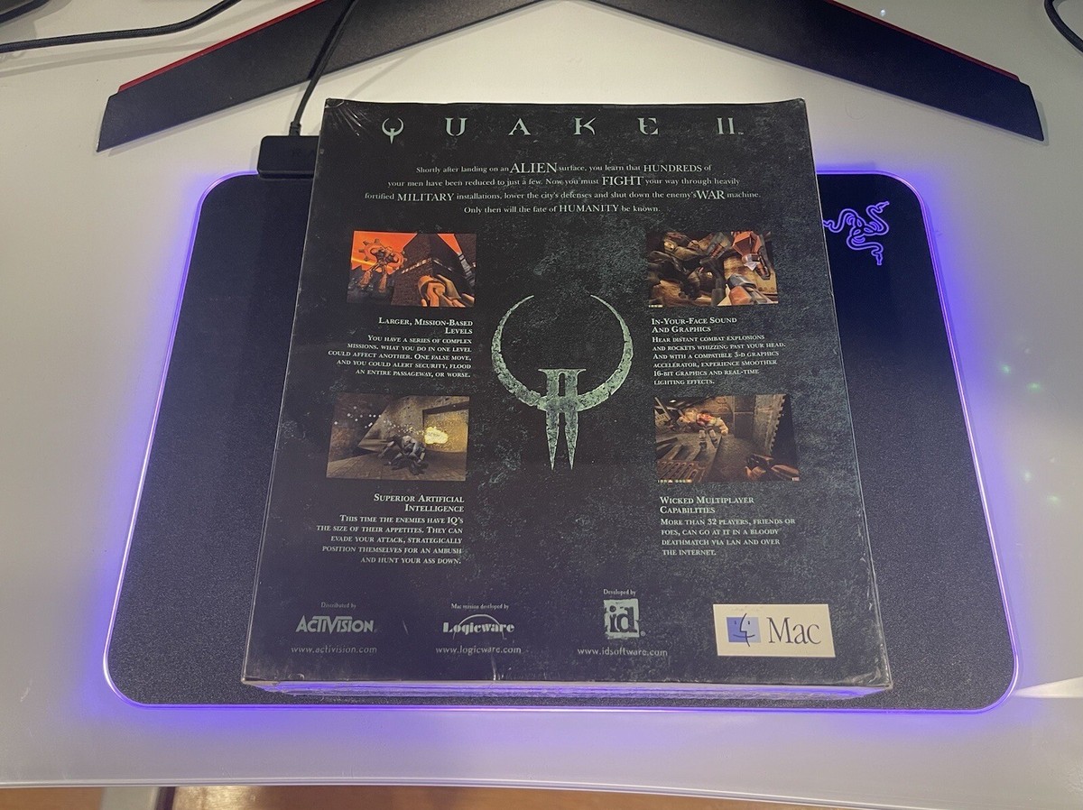 Quake 2 II Big Box PC Computer Game For Macintosh IMAC 1997 Brand
