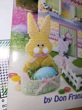 Easter Egg Party Plastic Canvas Pattern Book Bunny Favor Cups Bunny/Basket Kit