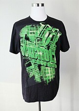 Camiseta ROCK & ROLL COWBOY Para Hombres Talla XXL Gráfica Gris Oscuro Verde RЯ Rocker Y2K #02