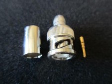  5-Pack  Amphenol Connector 31-326 BNC Straight Plug Crimp 50  RG55,142,223