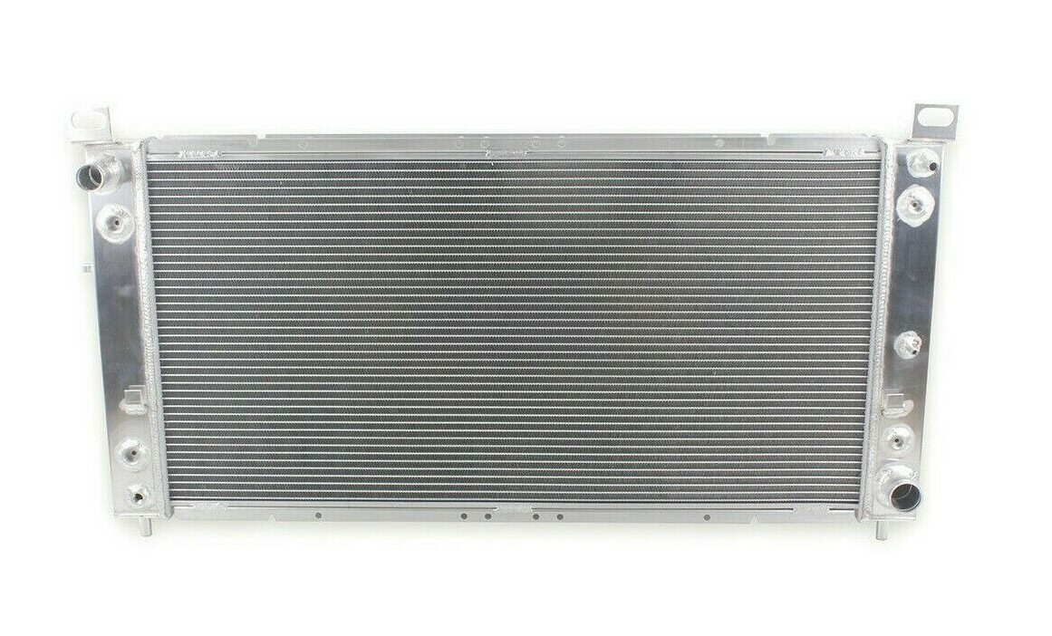 34" W 3 Row Aluminum Radiator for 1999-2013 GMC Sierra 1500 2500 3500 V8 - Thumbnail 6