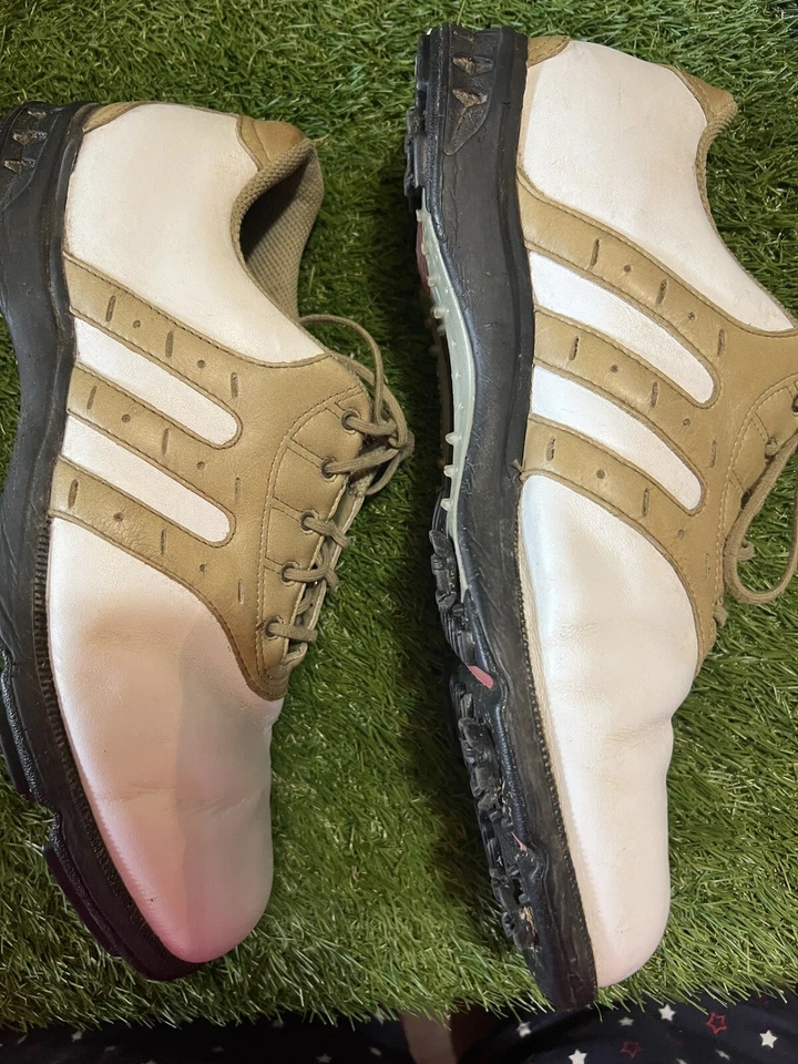 Zapatos de golf Adidas Z-Traxion Adiprene para hombre talla US 11 blanco tostado Foto 2 de 4