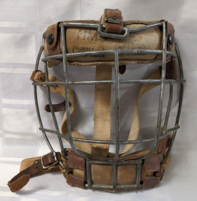 ANTIQUE HOCKEY BASEBALL SPORTS FACE MASK HM5 CANADA EQUIPMENT CATCHER GOALIE