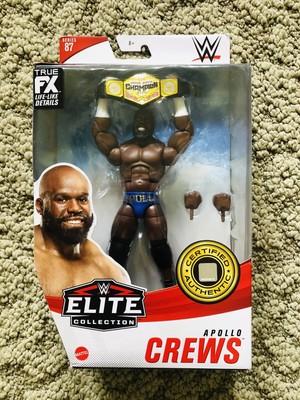 Wwe Apollo Crews Elite Collection Series 87 Mattel Six Inch Action Figure Ebay