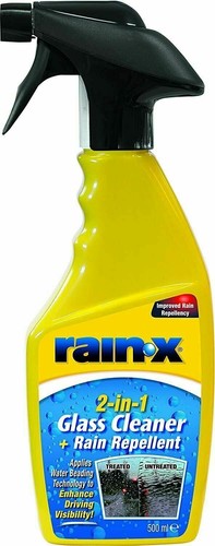 2 x Rain-X 2-in-1 Glass Cleaner & Rain Repellent Spray, Beading Technology 500ml - Picture 2 of 5