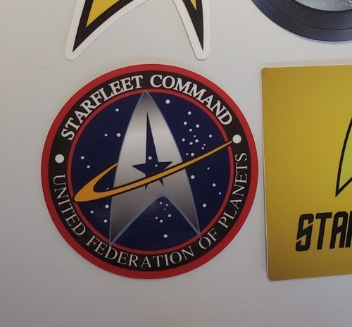 Star Trek Starfleet Command Stickers 5 PACK LOT *WORLDWIDE 🌐 SHIPPING ...