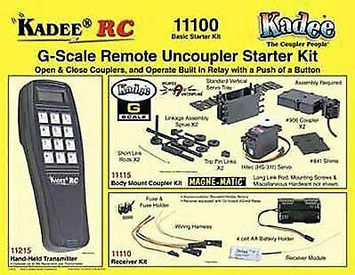 Kadee 11100 G Scale Basic Starter Kit - Kadee(R) RC Remote Uncoupling System