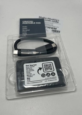 Crucial X9 Pro 2TB USB-A Portable External SSD (CT2000X9PROSSD9