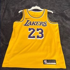 Los Angeles Lakers LeBron James Icon Edition Swingman Jersey - Nike Dri-Fit - 48