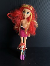 My Little Pony Equestria Girls Sunset Shimmer Doll & Mini Doll Partially Dressed