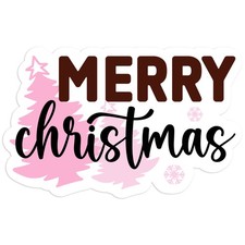 Merry Christmas - Vinyl Decal Sticker - Car Window Laptop - 686
