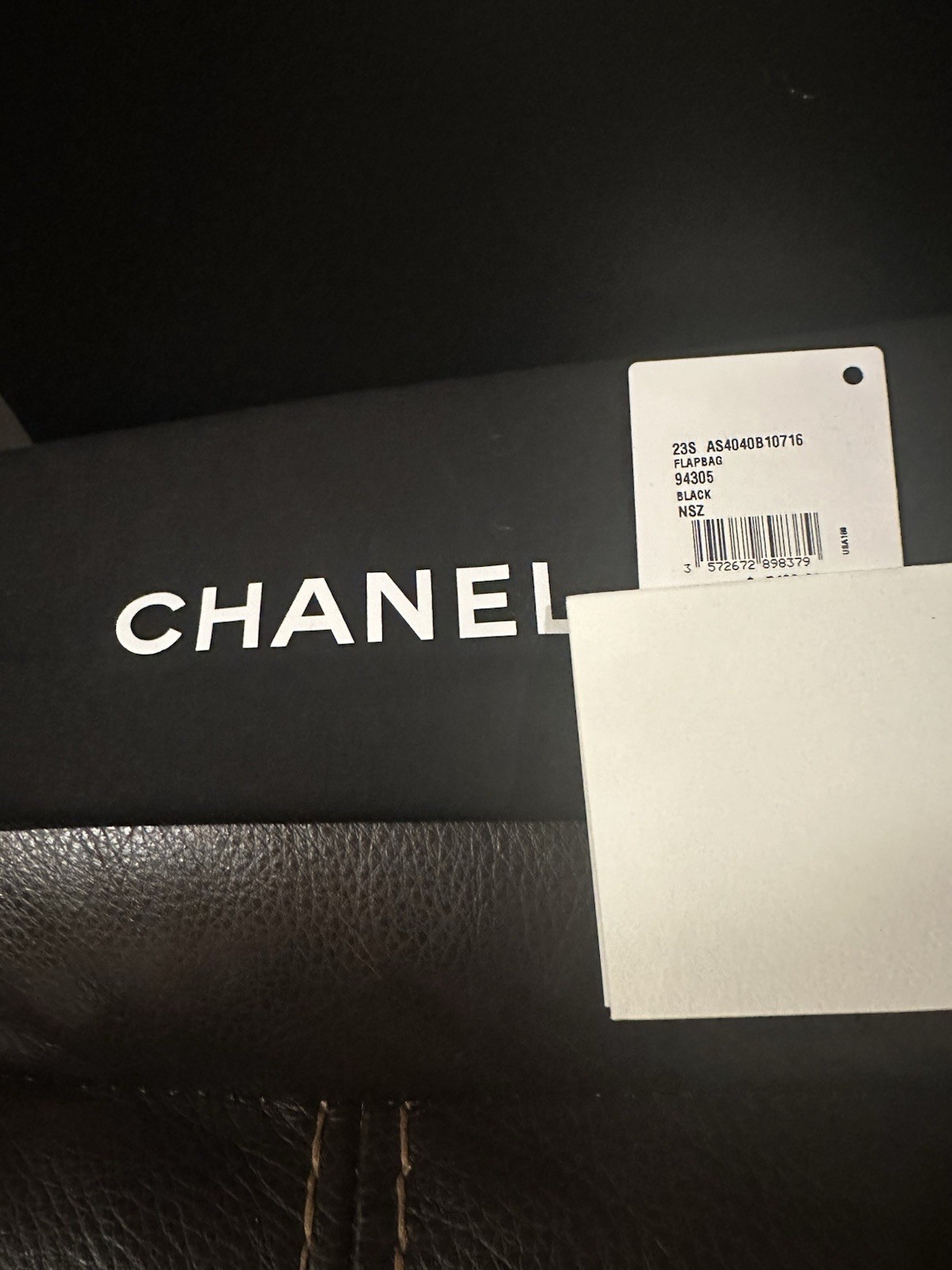 NEW CHANEL 23S Black Lambskin Camellia Mini Flap with Adjustable Gold Chain image 10