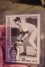 1984 Topps - Don Mattingly #8 Nestlé Black & White 