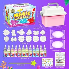 Magic Water Toy Elf Kit Water Fairy Water Gel Kit with 12 Magic Gels 12 Shape