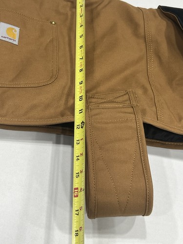 Carhartt Firm Duck Insulated DOG Chore Coat Brown X-Large - Picture 11 of 11