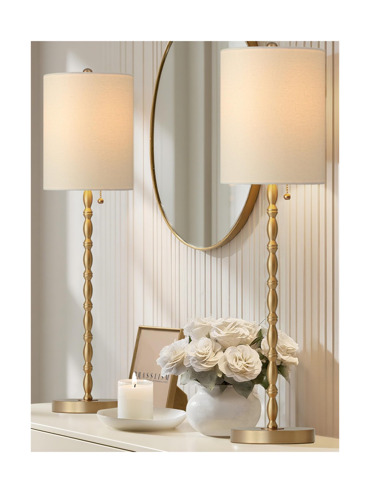 Buffet Lamps Set of 2, 28.5