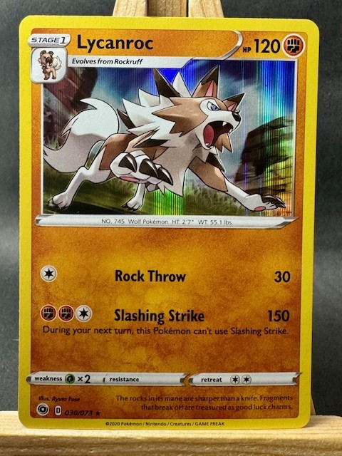 Lycanroc (76) Rare  Pokemon Trading Card Game SM - Burning Shadows 76/147 NM