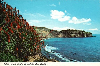 Ansichtskarte>>Palos Verdes, Kalifornien und der blaue Pazifik