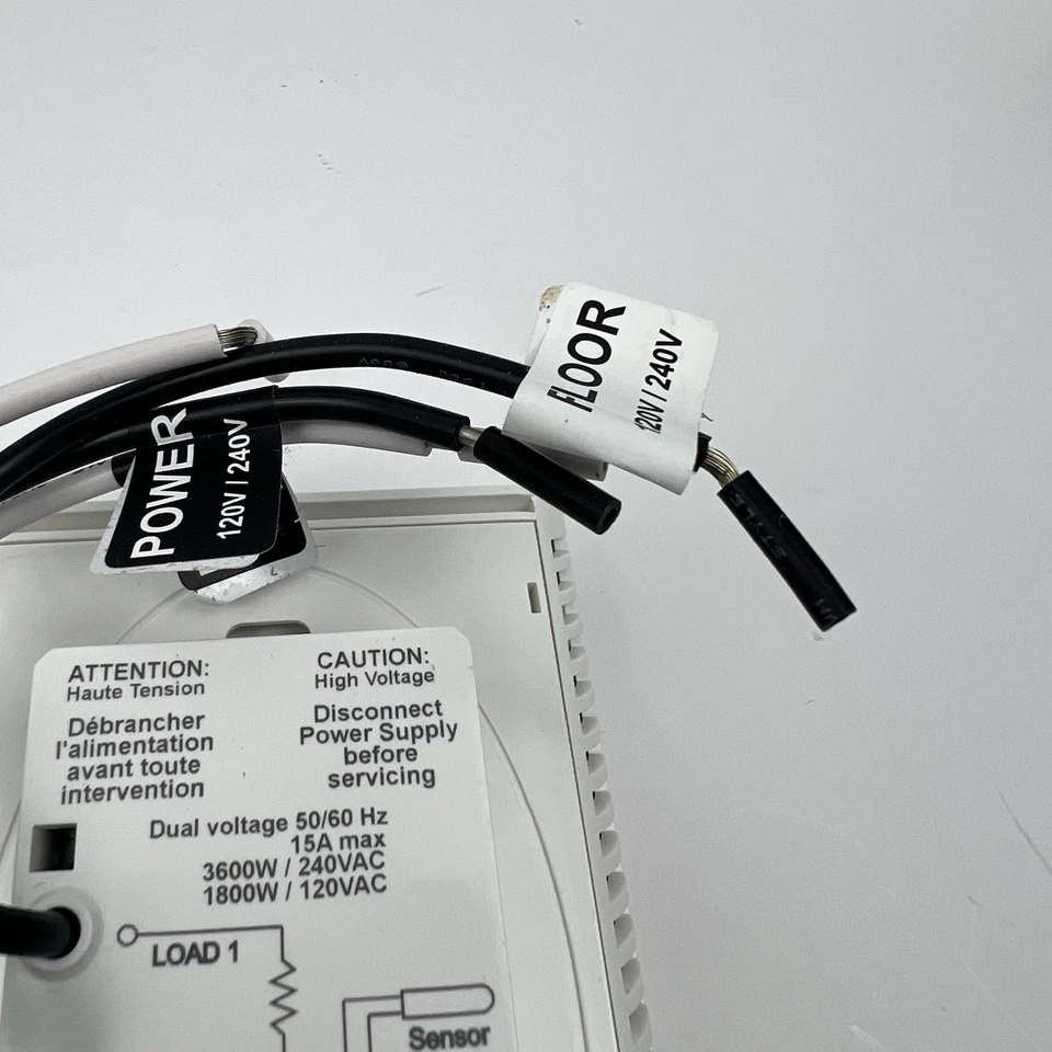 SunTouch 500775-SB White SunStat Core Non-Programmable Floor Heating Thermostat - Image 4 of 4