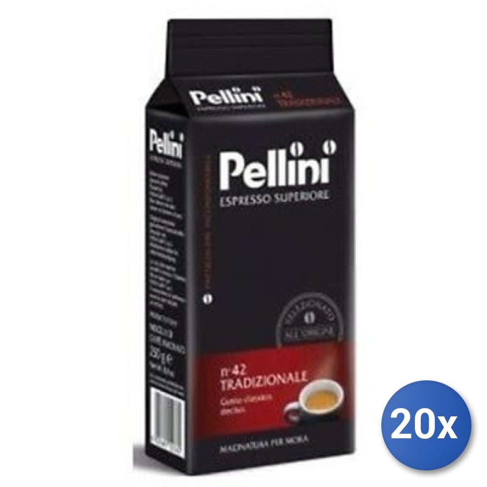 20X Multipack Pellini Coffee N 42 Traditional Gr 250