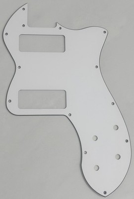 Custom For Fender Tele Classic Player Thinline P90 Style Guitar Pickguard White