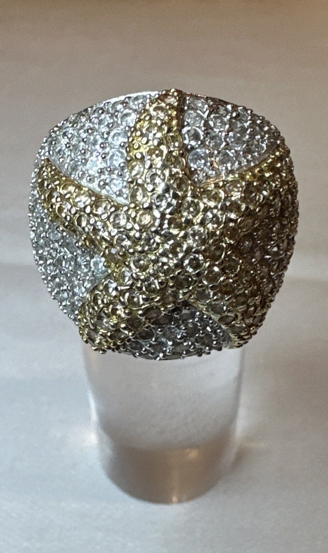 **STERLING SILVER** Jumbo Multi-Colored Gemstone … - image 2