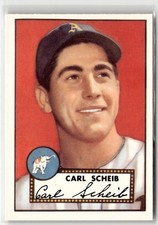 1983 Topps Reprints - 1952 Topps - Carl Scheib #116 Athletics