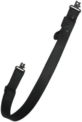 The Outdoor Connection Super-Sling Black Nylon Webbing W/Talon QD Swivels TP13DS