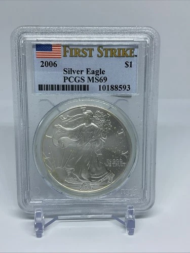 2006 American Silver Eagle First Strike PCGS MS69