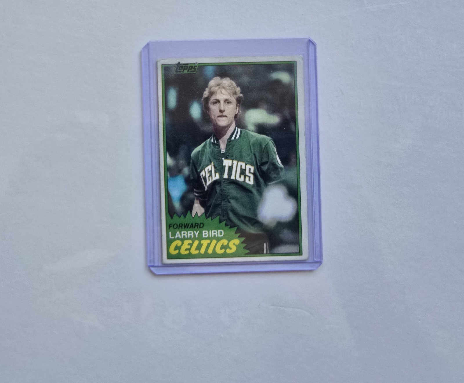 Larry Bird Boston Celtics 1981-82 Topps Basketball Base Set #4