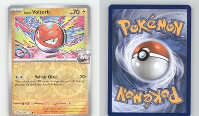 IONO'S VOLTORB 047/159 C JOURNEY TOGETHER POKEMON REVERSE HOLO NM/M YASUKUNI