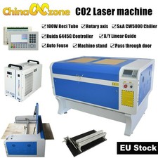 Taglierina laser CO2 100W 1060 macchina per incisione laser RECI CW-5000 supporto refrigeratore EU