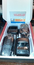 Two Long Range 16 Ch Hand-Held Walkie-Talkies 2 chargers, 2 belt clips BRAND NEW