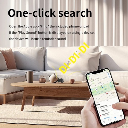 AirTag Smart Finder Mini GPS Apple Android Xiaomi Katze Tracker + halzband - 第 6/29 張圖片