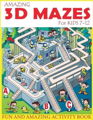 Russ Focus Amazing 3D Mazes Activity Book For Kids 7-12 (Paperback)