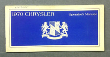 1970 Chrysler Owners Manual