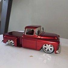 Lowrider Jada 124 Dub City Old Skool 1955 Chevy Stepside Red Lowrider Jada 124 Dub City Old Skool 1955 Chevy Stepside Red