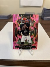 2025 Panini Select - Concourse Michael Penix Jr. #46 Pink Shock Prizm