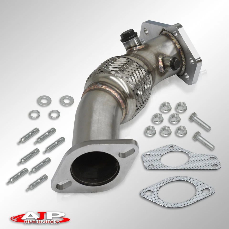 Turbo Up Pipe Flex Upgrade Stainless Steel For 2002-2014 Subaru Impreza WRX STI Foto 2 de 4