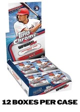 2025 Topps Chrome Baseball Update Series Hobby Box Sealed Case